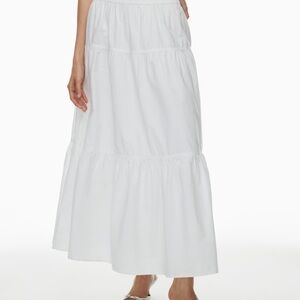 NWOT Aritzia Sunday Best Martine Poplin Skirt White Small